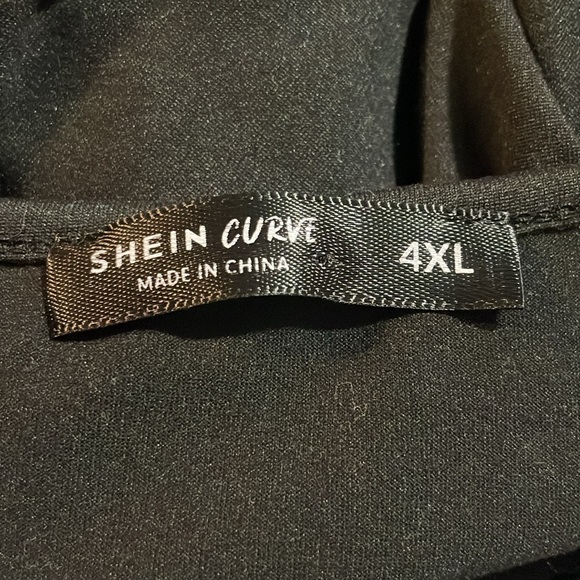 Shein Stylish Black and Teal Women's Top - Picture 5 of 10